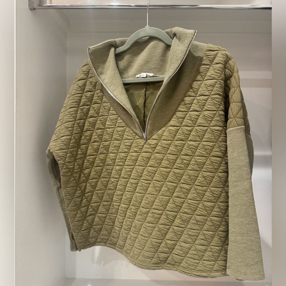 THML Olive Green Knit Pullover